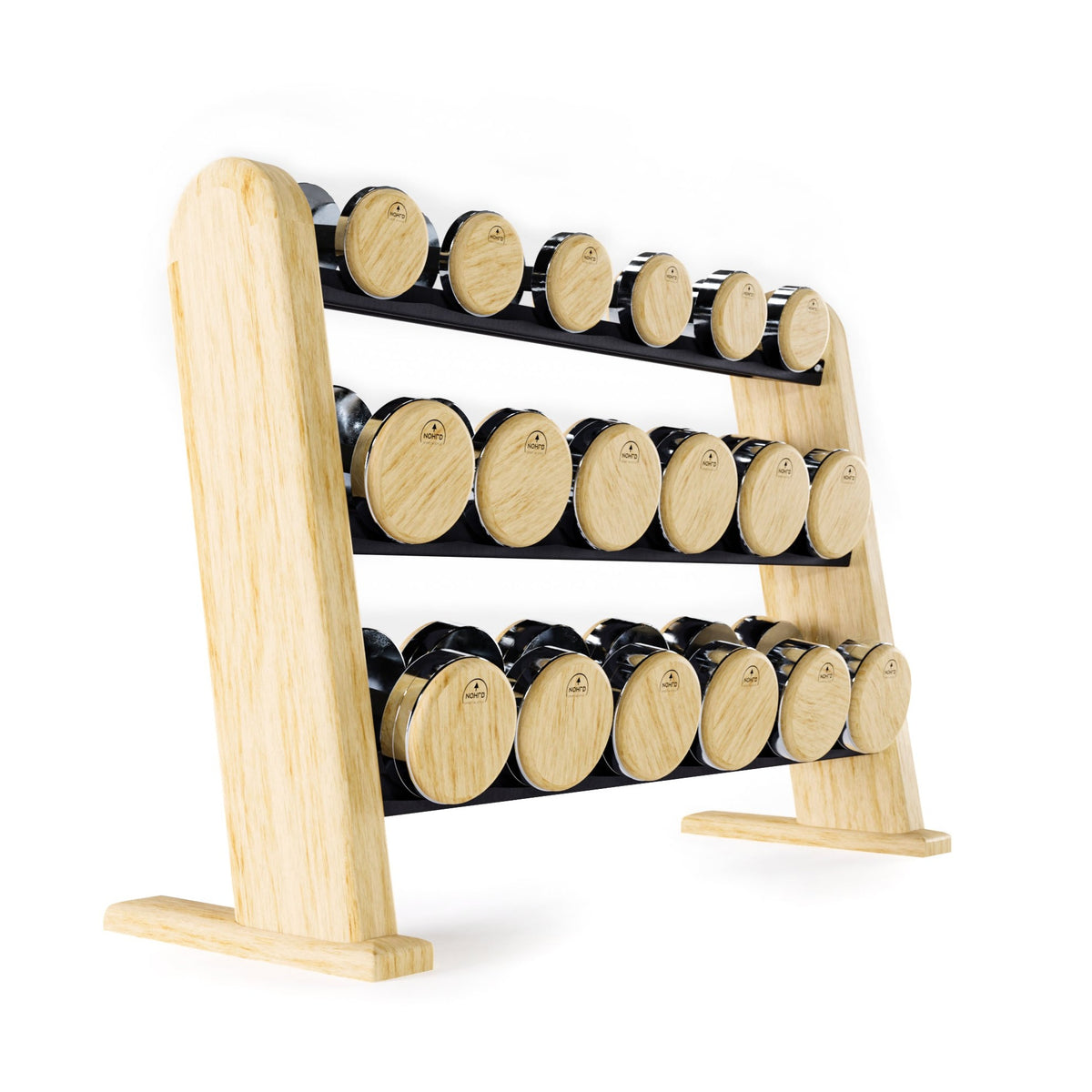 WaterRower NOHrD Dumbbells Set and Rack — Best Gym Equipment